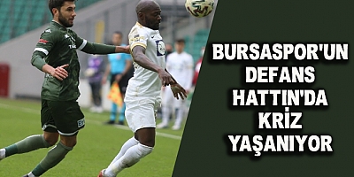 Bursaspor'un Defans Hattında Kriz Yaşanıyor