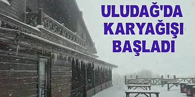 Uludağ'da Kar Yağışı Başladı