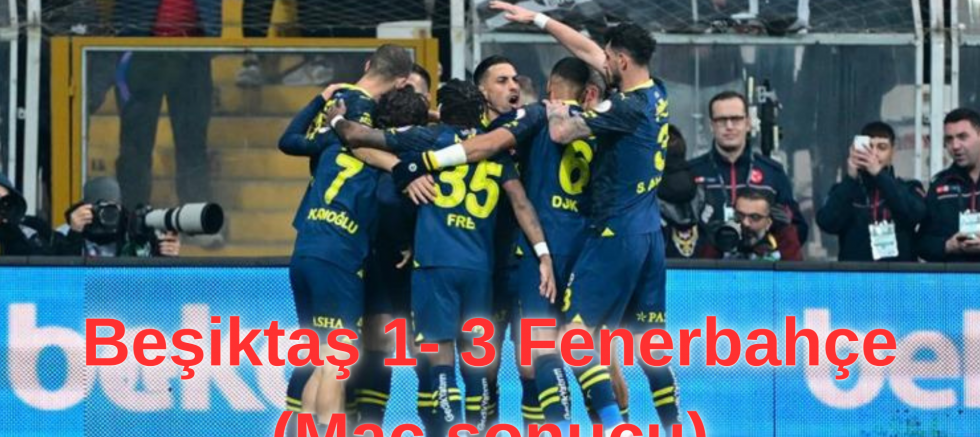 Beşiktaş 1- 3 Fenerbahçe (Maç sonucu)