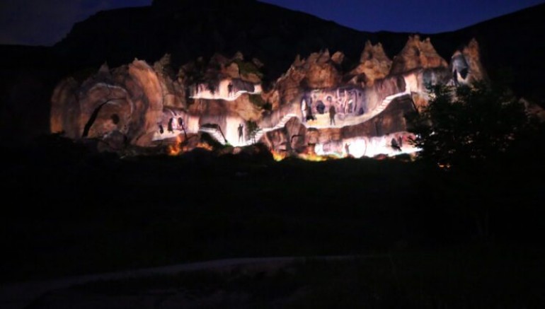 Kapadokya tarihi, 3D Mapping teknolojisi ile peribacalarına yansıtıldı