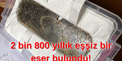 2 bin 800 yıllık eşşiz bir eser bulundu!