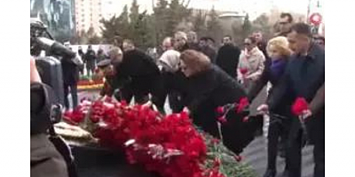 Azerbaycan'da Hocalı Katliamı'nın kurbanları anıldı!
