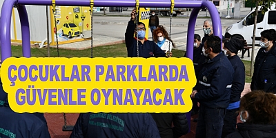 Bursa'da Çocuk Parklarında Üst Düzey Güvenlik