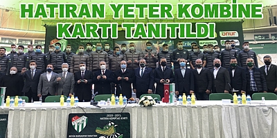 Bursaspor Kulübü, ‘Hatıran Yeter Kombine Kartı Tanıtımını Yaptı