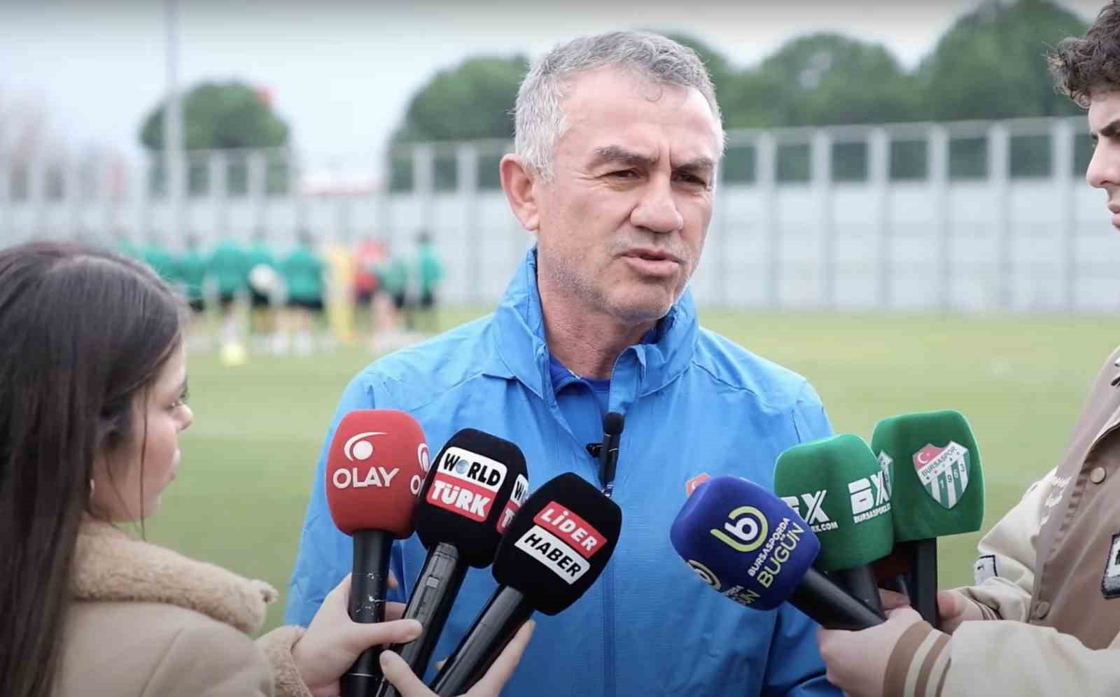 Bursaspor Teknik Direktörü Ümit Şengül: Ligin Son Maçına Kadar Savaşacağız