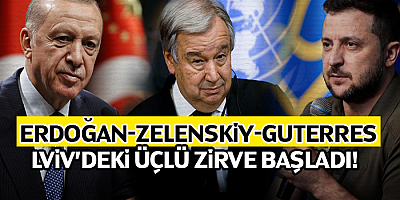 Cumhurbaşkanı Erdoğan-Zelenskiy-Guterres Görüşmesi Başladı! 