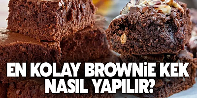 En kolay brownie kek nasıl yapılır