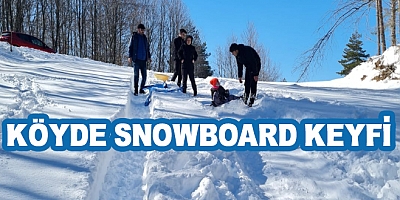  Köyde Snowboard Keyfi