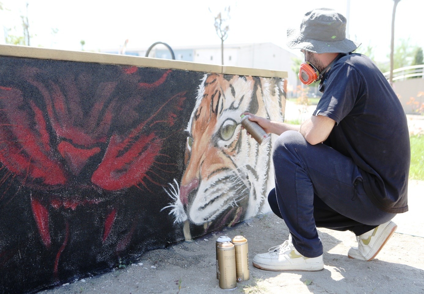 Parklarda Grafiti Çalışması İlgi Çekti