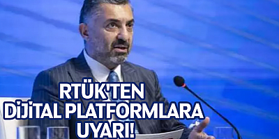 RTÜK'ten dijital platformlara uyarı